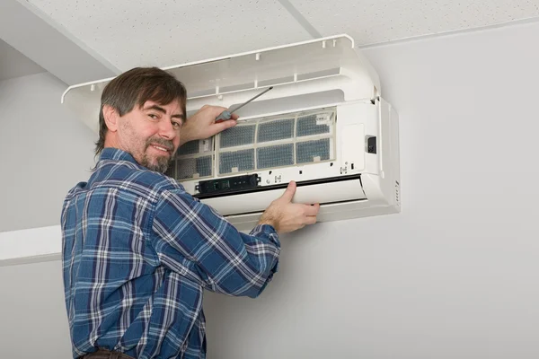 Adjuster air conditioning system — Stock Photo, Image
