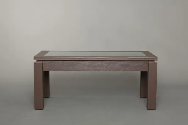 Coffee table dark wood — Stock Photo, Image