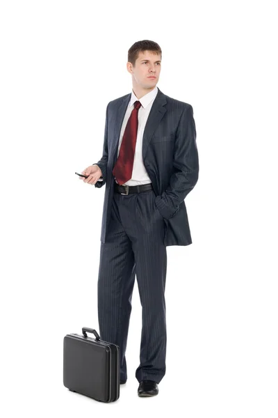 Awaiting a handsome young businessman — Stock Photo, Image