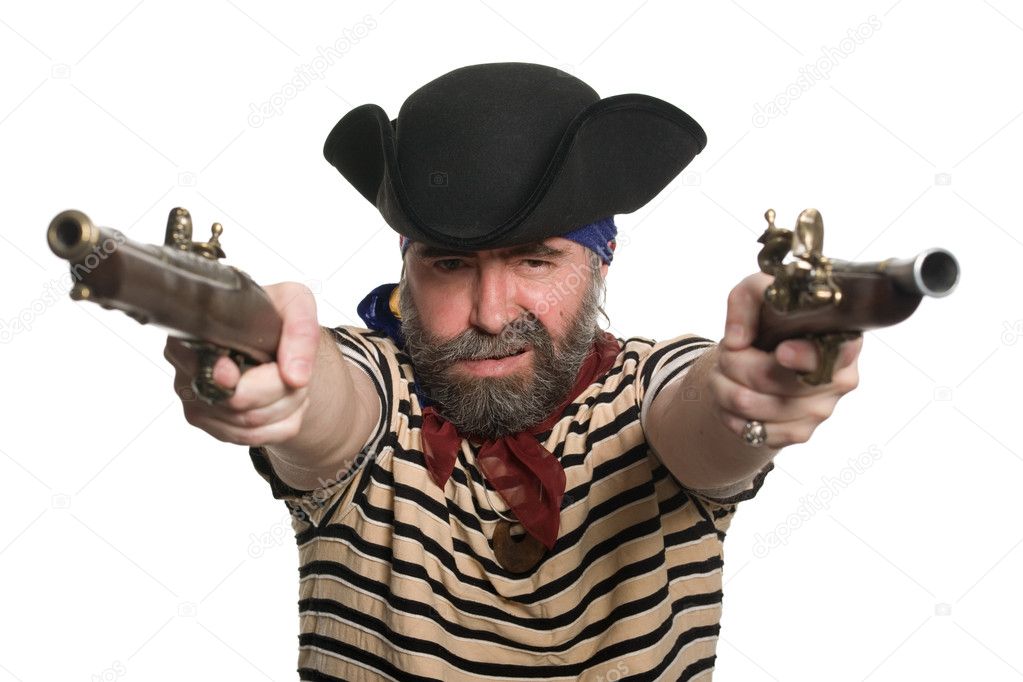 Pirate with a muskets