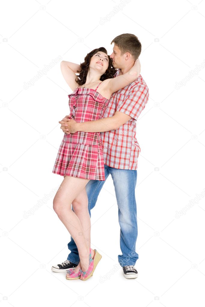 Фото девушка обнимает парня без лица