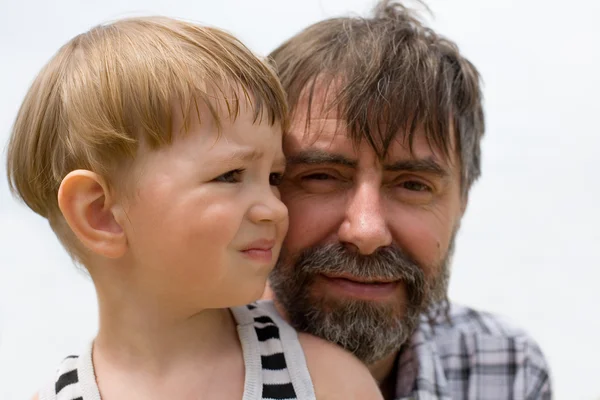 Father and little son — Stock Photo, Image