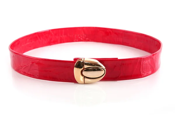 Female elegant leather belt — Stock Photo, Image