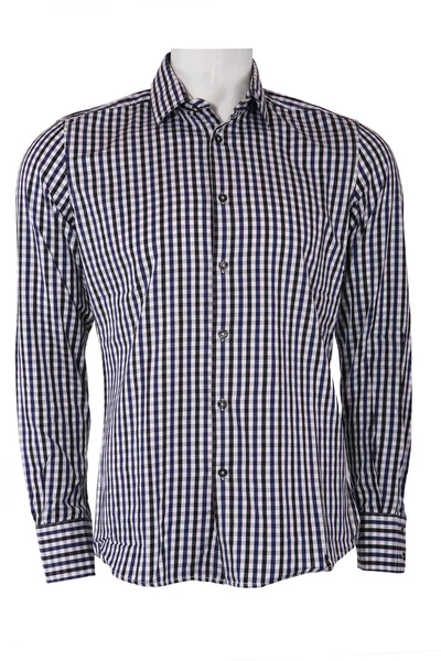 Male checkered shirt — Stock Photo, Image