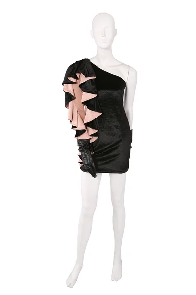 Etalagepop gekleed in cocktail jurk — Stockfoto