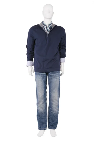 Male mannequin dressed in casual clothes — Stock Photo, Image