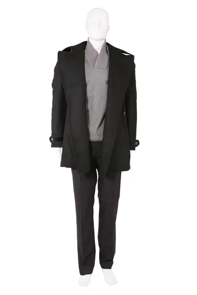 Manichino maschile vestito con abiti eleganti — Foto Stock