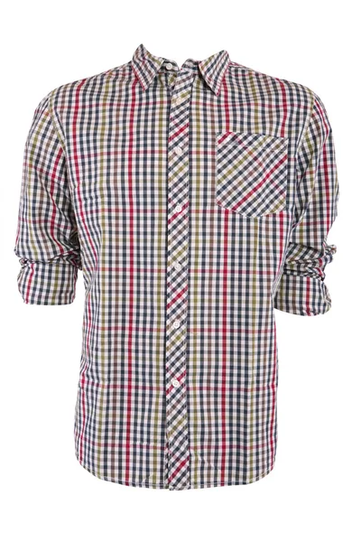 Mužské kostkovaná košile — Stock fotografie