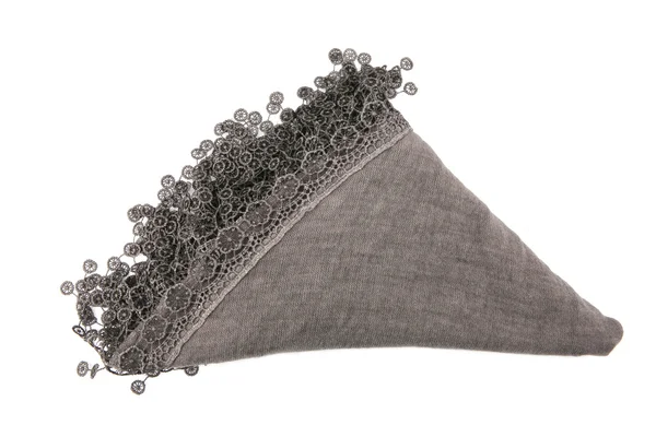Bufanda femenina gris — Foto de Stock