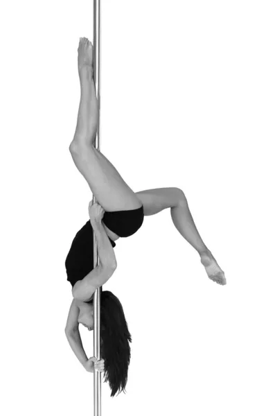 Pole dance fitness — Stockfoto