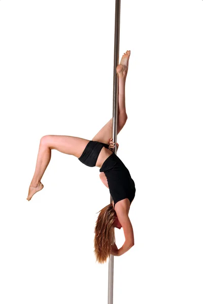 Pole dance fitness — Stockfoto