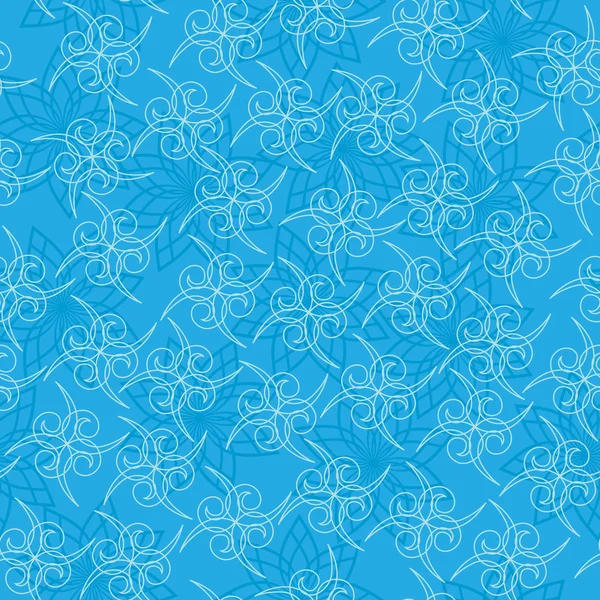 Vector textura azul claro con rizos — Archivo Imágenes Vectoriales