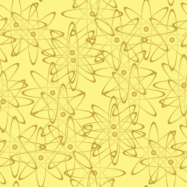 Vector light yellow seamless geometric texture — Stock Vector