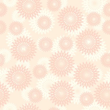 Vector pink texture with round elements clipart