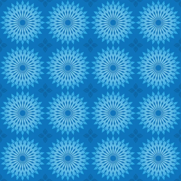 Vector donker blauwe textuur met ronde elementen — Stockvector