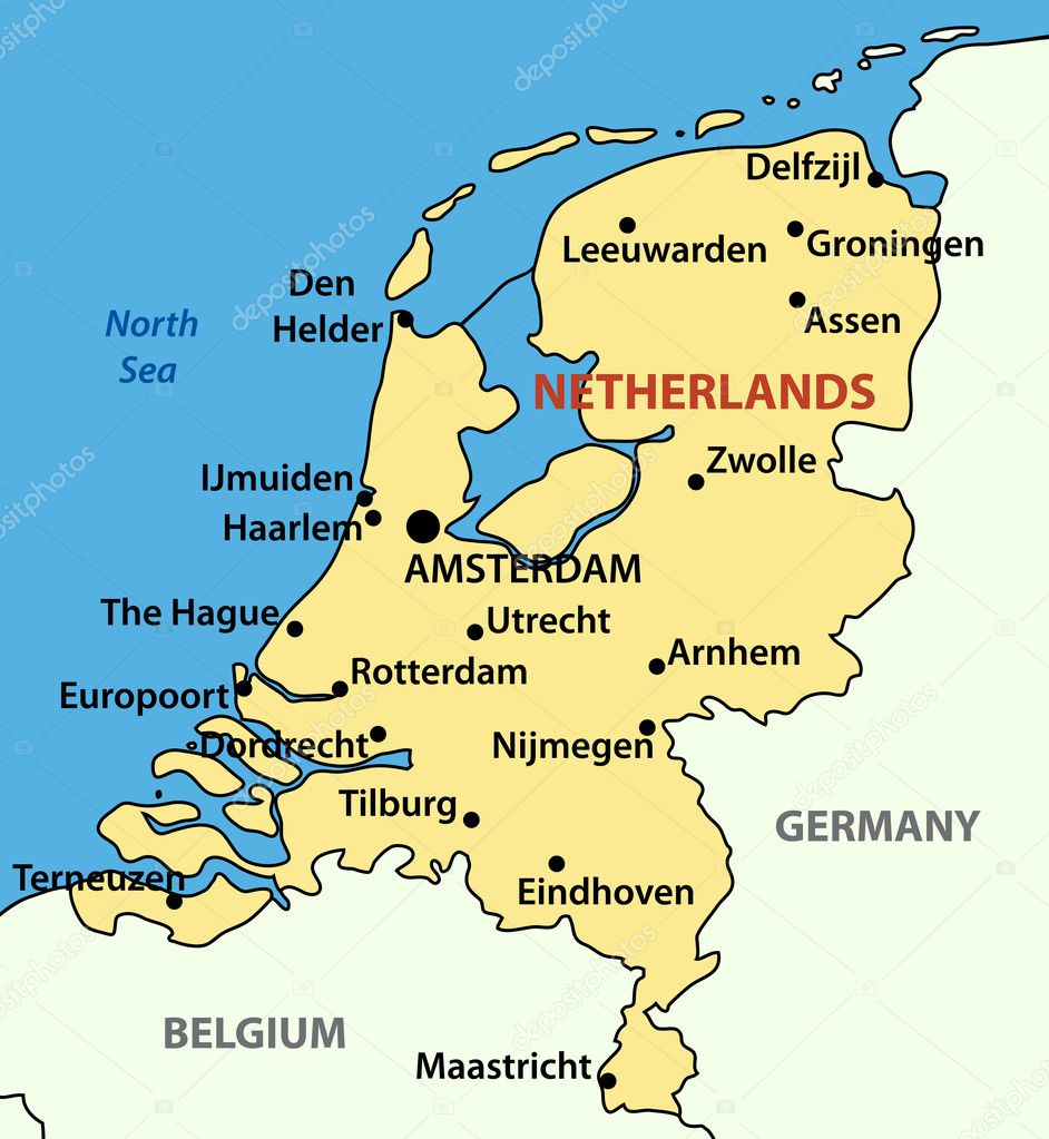 Vector illustration - The Kingdom of the Netherlands