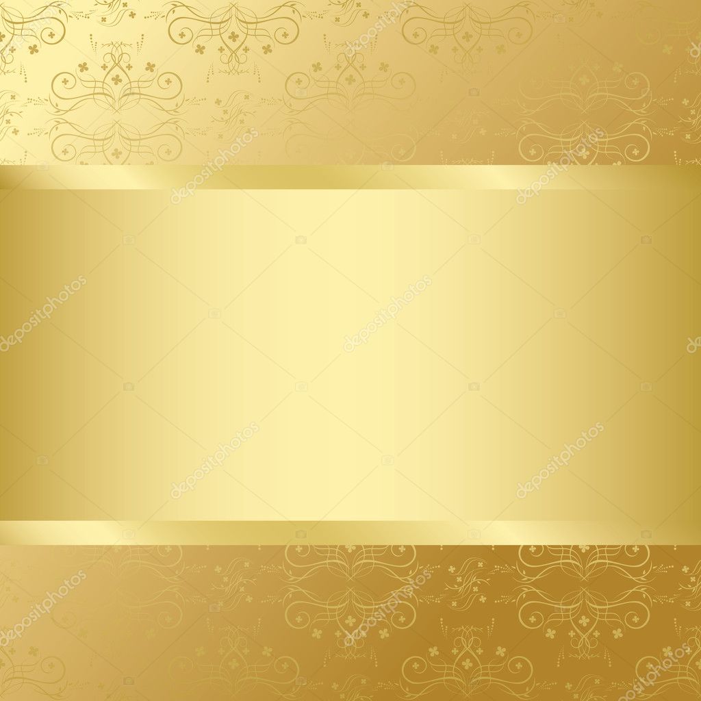 Vector golden card with golden texture and center — Stock Vector ...