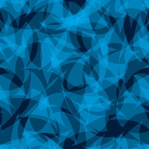 Vektor abstraktes blaues Muster mit transparenten Elementen - Folge 10 — Stockvektor