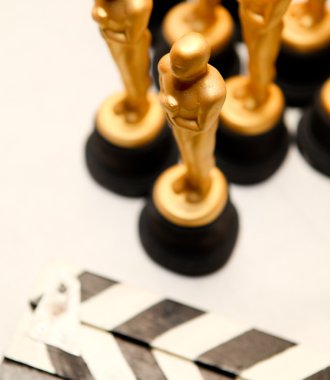 Golden oscars clipart