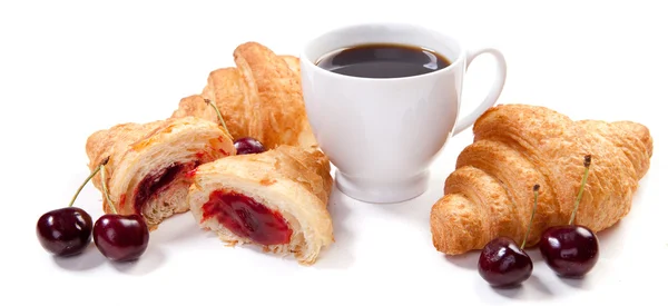 Stock image Croissants and coffee