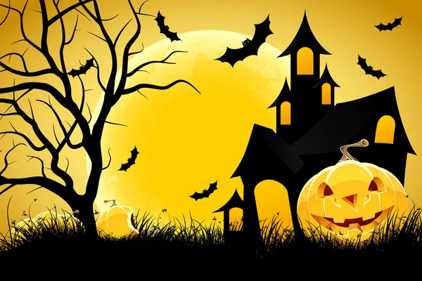 Halloween bak — Stock vektor