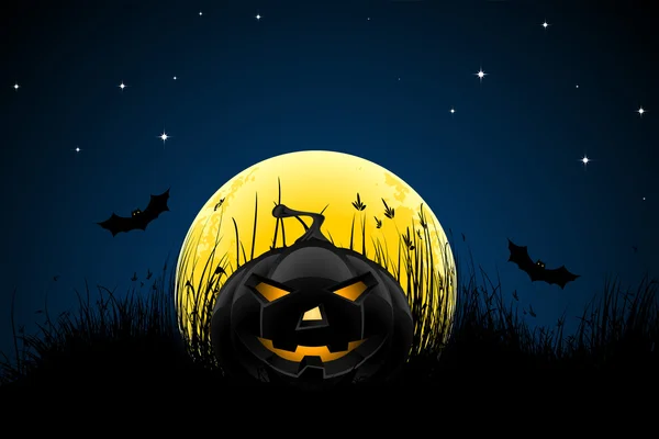Halloween fond de nuit — Image vectorielle