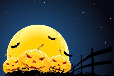 Grungy Halloween background clipart