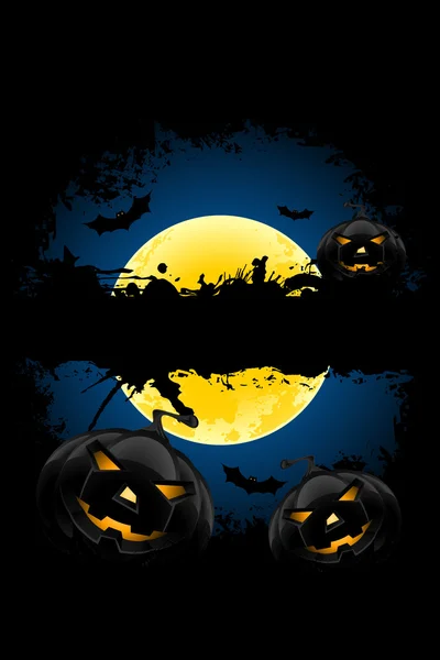 Grungy Halloween background — Stock Vector