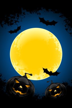 Grungy Halloween background clipart