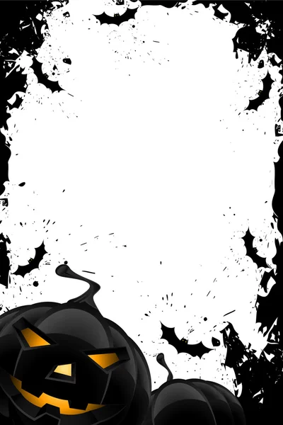 Grungy cadre halloween — Image vectorielle