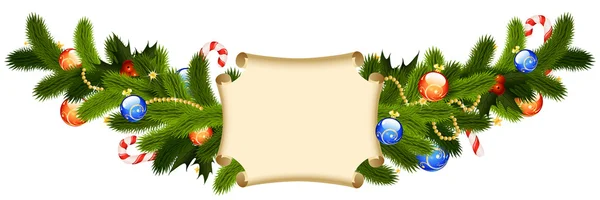 Karácsonyi dekoráció — Stock Vector