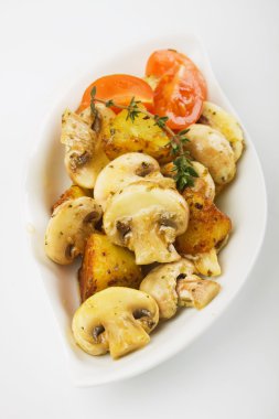 fırında patates champignon mantar zekâ