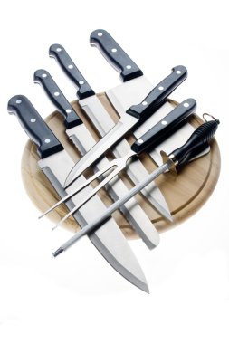 Set of knives clipart