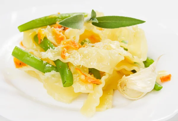 Italiaanse vegetarische pasta — Stockfoto