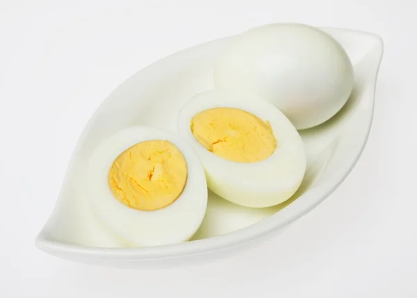 硬 bolied 鸡蛋 — 图库照片