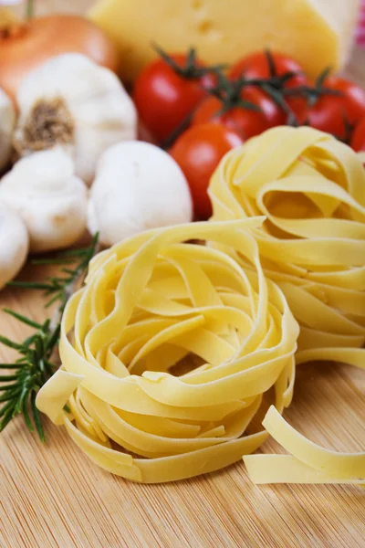 Pastas italianas de fettuccine —  Fotos de Stock