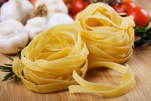 Italienska fettuccine pasta — Stockfoto
