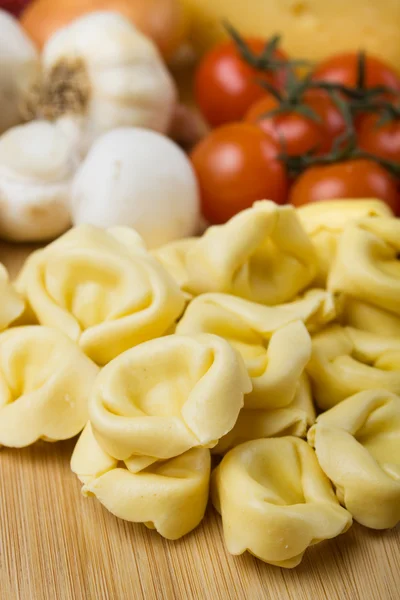 Hemlagad tortellini pasta — Stockfoto