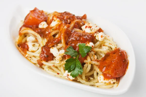 Pasta italiana de espagueti —  Fotos de Stock