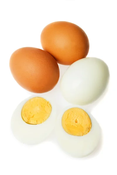 Hard boiled eggs — Stock Photo, Image