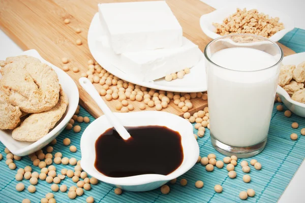 Soy products — Stock Photo, Image