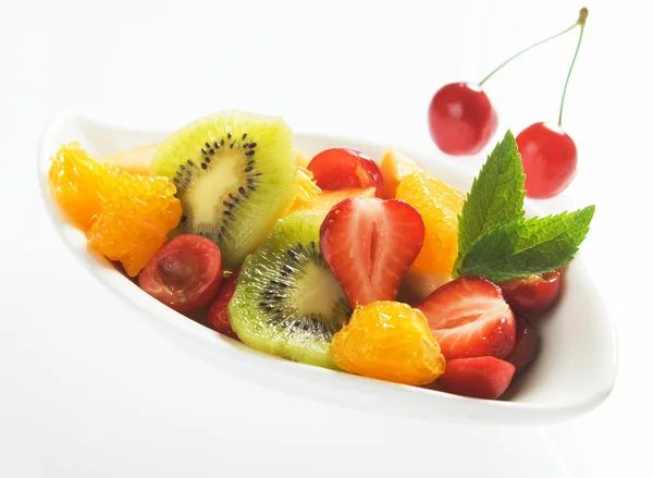 Fresh fruit slad — Stock Photo, Image