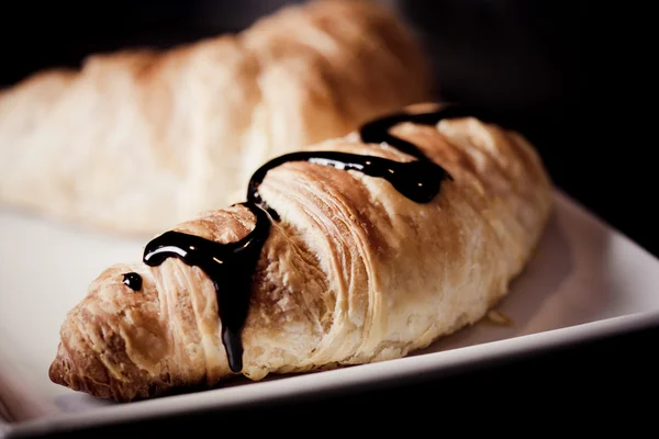 stock image Cocolate croissant