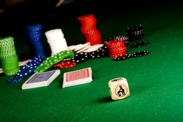 Seks poker — Zdjęcie stockowe