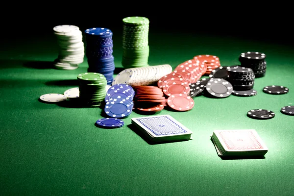 Покер передача светового впечатления — стоковое фото