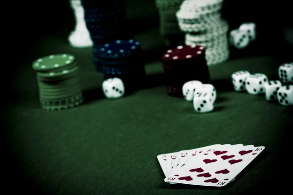 Poker gear — Stock Photo, Image