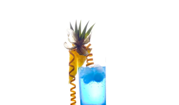 鸡尾酒的蓝色礁湖 — 图库照片