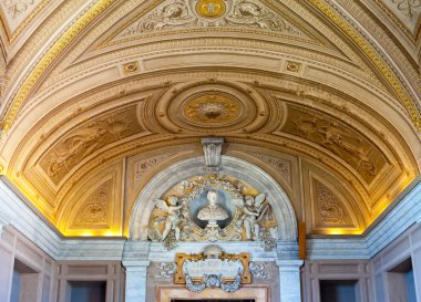 Vatikan. bir müze. Papa leo XIII bir salon