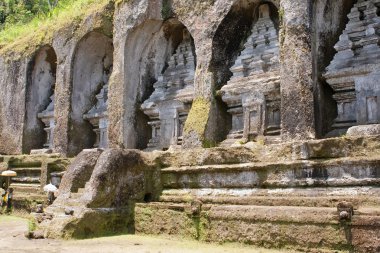 Bali. Indonesia. Temple-tomb of imperial family of Gunung-Kavi. clipart