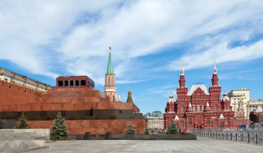 Kızıl meydan. kremlin, Türbesi ve tarihi Müzesi. Moskova. r